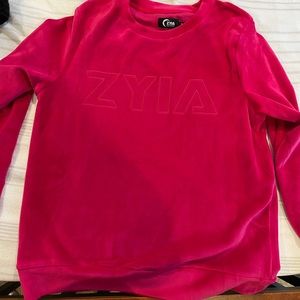Zyia Velvet Crew Neck